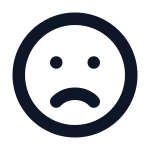 User Sad SVG Icon